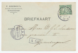 Firma Briefkaart Beurtschipper Numansdorp 1910 - Unclassified