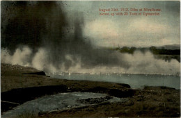 Dike At Miraflores Blown Up With 20 Tons Of Dynamite 1913 - Panama