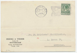 Perfin Verhoeven 301 - H&V - Rotterdam 1934 - Ohne Zuordnung