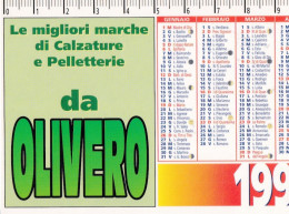 Calendarietto - Calzature E Pelletterie - Olivero - Venaria - Torino - Anno 1997 - Small : 1991-00