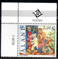 ALAND 2001 GETA KYRKA CHRISTMAS NATALE NOEL WEIHNACHTEN NAVIDAD 2€ MNH - Ålandinseln