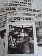 LOT 10 REVUES L'EVENEMENT 1915 N° 13  19  23  27   28  31 33 34  41  42 - 1914-18