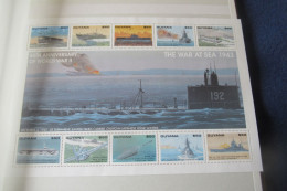 GUYANA   BLOC   THE WAR AT SEA 50th ANNIVERSARY 1943  ** MNH - Britisch-Guayana (...-1966)