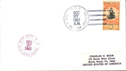 USA ETATS UNIS PLI DU NAVIRE U S S  JONAS INGRAM 1967 - Storia Postale