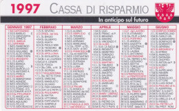 Calendarietto - Cassa Di Risparmio - Anno 1997 - Tamaño Pequeño : 1991-00