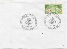 FRANCE FDC. CENTRAL SCHOOL OF ARTS AND CRAFTS. BEE. CHATENAY MALABRY. 1969 - 1980-1989