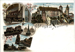 Gruss Aus Nürnberg - Litho - Nuernberg