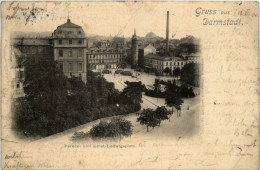 Darmstadt, Parade- Und Ernst-Ludwigsplatz - Darmstadt