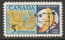 Canada 1968 Sc 479ii  MNH** "red Over Blue" Variety - Ongebruikt