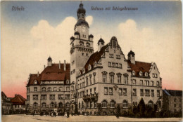 Döbeln, Rathaus Mit Schlegelbrunnen - Doebeln