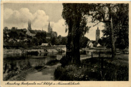 Merseburg, Saalepartie Mit Schloss Und Neumarktskirche - Merseburg