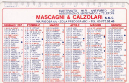 Calendarietto - Elettrauto - Mascagni E Calzolari - Zola Predosa - Bologna - Anno 1997 - Tamaño Pequeño : 1991-00