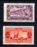 Syrie  - 1930 - Sites   - N° 203/203A  - Neufs *- MLH - Ongebruikt