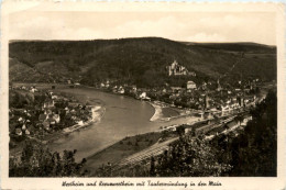 Wertheim Und Kreuzwertheim Mit Taubermündung In Den Main - Wertheim