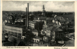 Grossröhrsdorf I. Sa., Niederer Stadtteil - Grossröhrsdorf