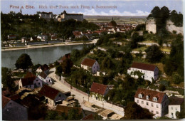 Pirna A. Elbe, Blick über Posta Nach Pirna U. Sonnenstein - Pirna