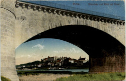 Pirna, Elbbrücke Und Blick Auf Pirna - Pirna