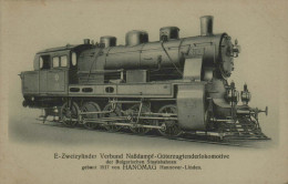 E - Zweizylinder Verbund Nassdampf-Güterzugtenderlokomotive Der Bulgarischen Staatsbahnen  - Hanomag - Trains