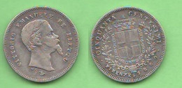 50 Centesimi 1860 Regno ITALIA Rè Eletto Mint Firenze Florence Mint Tuscany State   ∇ 20 - Toscane