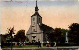 Burg, Spreewald, Kirchgang - Burg (Spreewald)