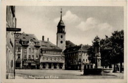 Bischofswerda, Marktplatz Mit Kirche - Bischofswerda