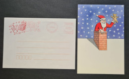 Réponse Du Père Noël Carte Plus Enveloppe Année 1992. - Prêts-à-poster:reply