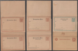 AUTRICHE - ÖSTERREICH / 10 ENTIERS POSTAUX DOUBLES - REPONSE PAYEE / 2 IMAGES (ref 8143) - Cartes Postales