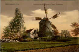 Reichenbach O.L., Historische Windmühle Auf Dem Töpferberg - Reichenbach I. Vogtl.
