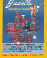 Calendarietto - Graziella - Industria Conserve Alimentari Saviano Pasquale - San Valentino Torio - Salerno - Anno 1997 - Petit Format : 1991-00