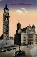 Augsburg, Rathaus Und Perlachturm Mit Augustusbrunnen - Augsburg