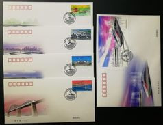 2017-29 CHINA HIGH SPEED TRAIN RAILWAY FDC 5V - Trains