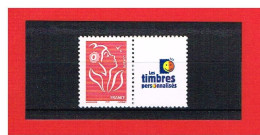 PERSONNALISES - 2005 - N°3741A - MARIANNE DE LAMOUCHE AVEC VIGNETTE L.T.P   - Y&T- COTE : 4 EUROS - Unused Stamps