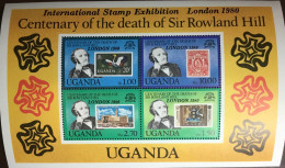 Uganda 1980 London ‘80 Minisheet MNH - Ouganda (1962-...)
