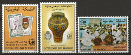 MAROC: **, N° YT 942, 943 Et 944, TB - Morocco (1956-...)