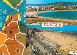 Maroc - Tanger - Multivues - Carte Géographique - CPM - Carte Neuve - Voir Scans Recto-Verso - Tanger