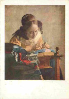 Art - Peinture - Jan Van Deer Meer Ou Vermeer De Delft - La Dentellière - CPM - Voir Scans Recto-Verso - Malerei & Gemälde