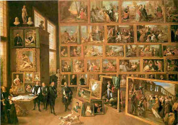 Art - Peinture - David Teniers - L'Archeveque Léopold Guillaume Contemplant Les Peintures De Sa Galerie De Bruxelles - C - Malerei & Gemälde