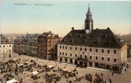 Annaberg I.E., Markt Mit Rathaus - Annaberg-Buchholz