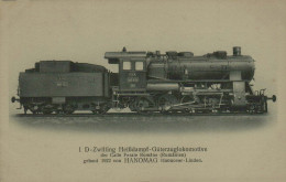 1 D - Zwilling Heissdampf-Güterzuglokomotive Der Caile Ferate Romane (Romanien) - Hanomag - Eisenbahnen