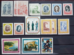 Italia 1974 - Lot De 14 Timbres Neufs - 1971-80: Ungebraucht