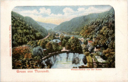 Tharandt, Weiseritzthal Von Der Ruine - Tharandt
