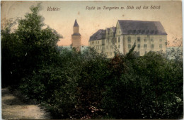 Idstein, Partie Im Tiergarten M. Blick Auf Das Schloss - Idstein