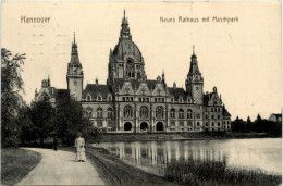 Hannover, Neues Rathaus Mit Maschpark - Hannover