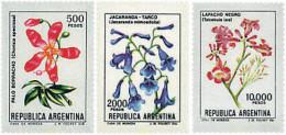 729308 MNH ARGENTINA 1982 SERIE CORRIENTE. FLORES (I) - Ongebruikt