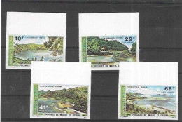 WALLIS Y FUTUNA Nº AE 67 AL 70 SIN DENTAR - Imperforates, Proofs & Errors