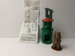 Kinder : 626503  Die Alte Burg 1997 - Königin Mit Turmgemach + BPZ - Metal Figurines