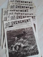 LOT 7 REVUES L'EVENEMENT 1915   N° 16  24  25  26 30  32   37 - 1914-18