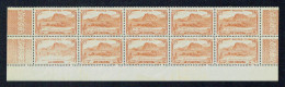 REUNION - N° 136A - Variété - 55c Salazie - Mare Et Piton - Impression Défectueuse Sur Les 5 Timbres De La Bande Du Bas. - Other & Unclassified