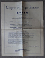 Evian-les-Bains (Haute-Savoie), Congrès Des Sages-femmes, Programme, 1956 - Collections