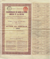 Titre De 1905 - Sté Anonyme Des Charbonnages De Haine-St-Pierre Houssu Et La Hestre - - Mines
